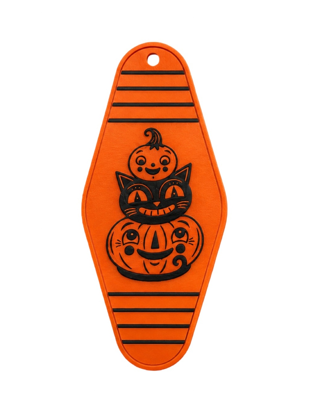 2/$25 Johanna Parker Inspired Pumpkin Cat Motel Keychain Halloween
